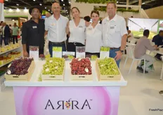 The Grapa team proudly displayed and had visitors taste the new Arra tabl